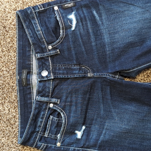 Silver Jeans Elyse Skinny Mid Rise Women's  Size 27 - Picture 2 of 10